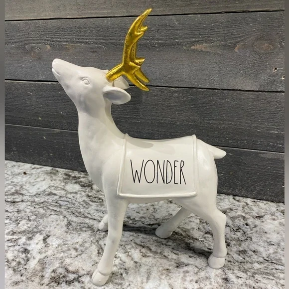Rare Rae Dunn “Wonder” Reindeer Holiday Collection - Picture 1 of 9